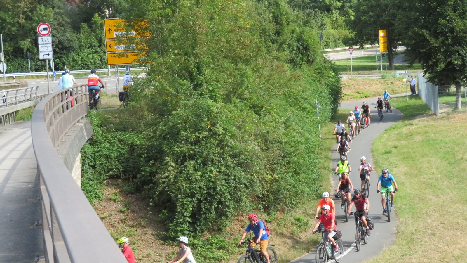 Die Radtour der 44. S-VKZ-Tour.