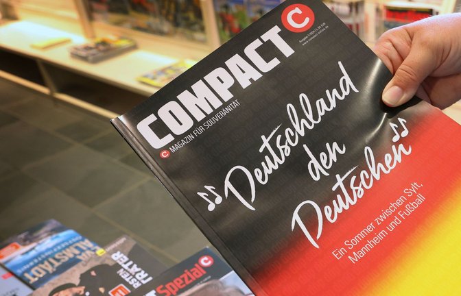 Das Bundesinnenministerium hatte das Magazin im Juli verboten. (Archivbild)<span class='image-autor'>Foto: dpa/Karl-Josef Hildenbrand</span>
