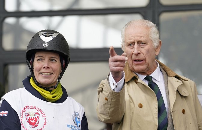 König Charles III. zeigte sich bei der Royal Windsor Horse Show.<span class='image-autor'>Foto: Andrew Matthews/PA Wire/dpa</span>