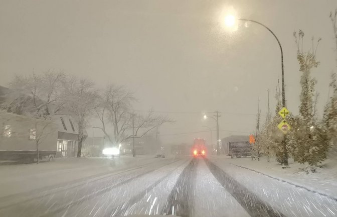 Blizzard über Montreal (Archiv).<span class='image-autor'>Foto: IMAGO/VCG</span>