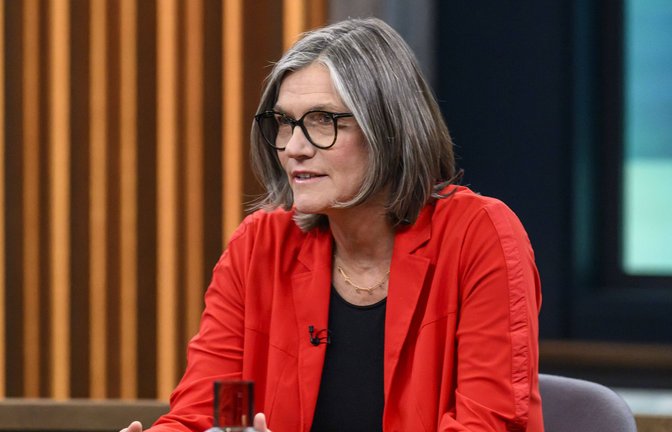 IG-Metall-Chefin Christiane Benner bei Caren Miosga<span class='image-autor'>Foto: IMAGO/HMB-Media</span>