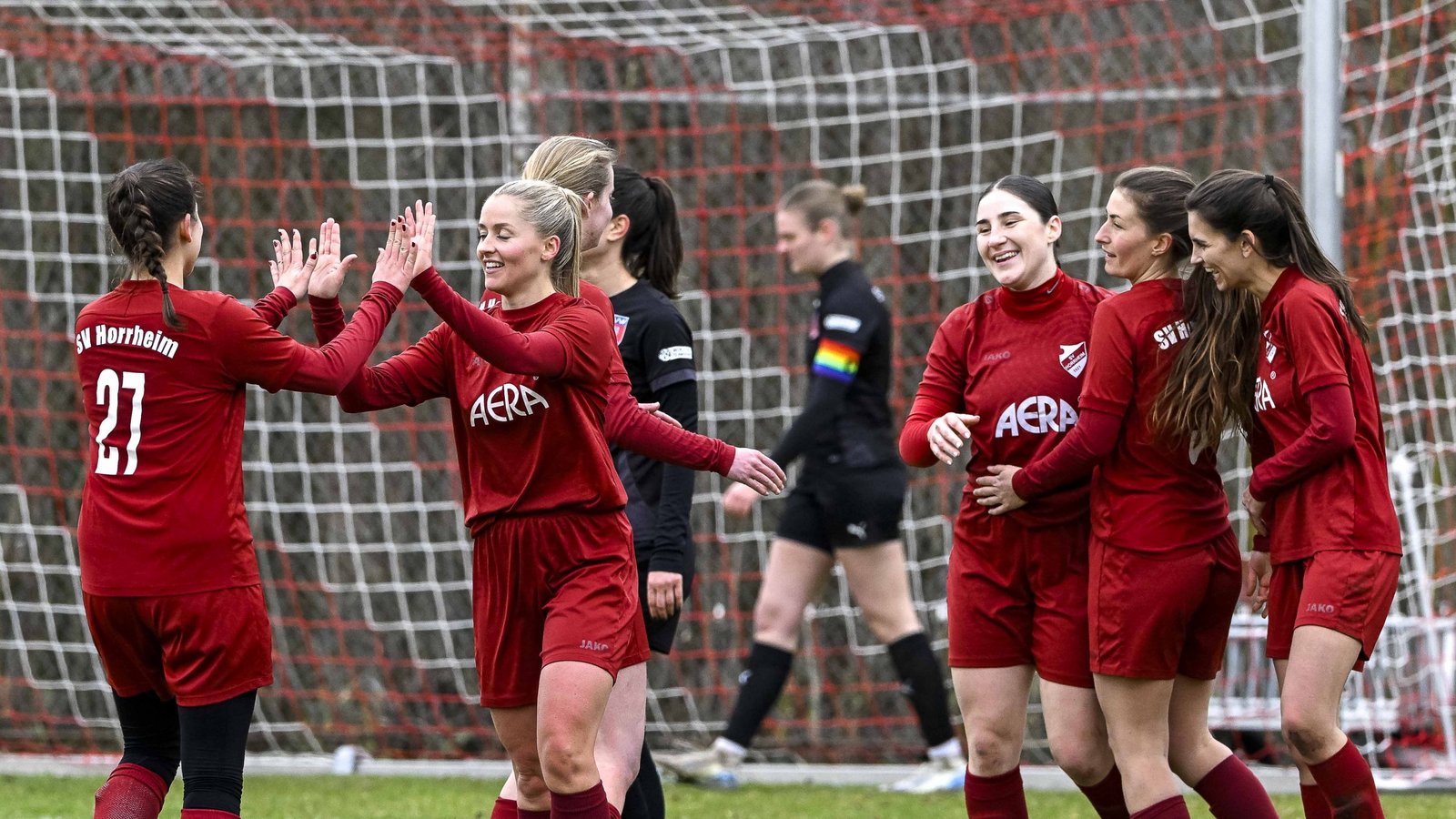 Die Fußballerinnen des SV Horrheim wollen auch in der nächsten Saison oft jubeln. <span class='image-autor'>Foto: Leitner</span>