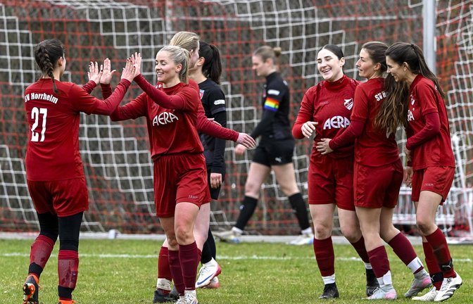 Die Fußballerinnen des SV Horrheim wollen auch in der nächsten Saison oft jubeln. <span class='image-autor'>Foto: Leitner</span>