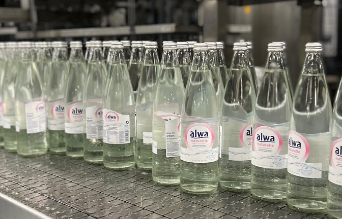 Die neue Glas-Mehrweganlage bei Alwa in Sersheim. Foto: p<span class='image-autor'>Foto: p</span>