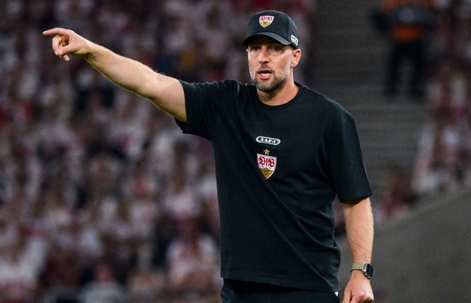 Sebastian Hoeneß ist seit dem 3. April 2023 Trainer des VfB Stuttgart und hat damit eine Bestmarke aufgestellt.<span class='image-autor'>Tom Weller/dpa</span>