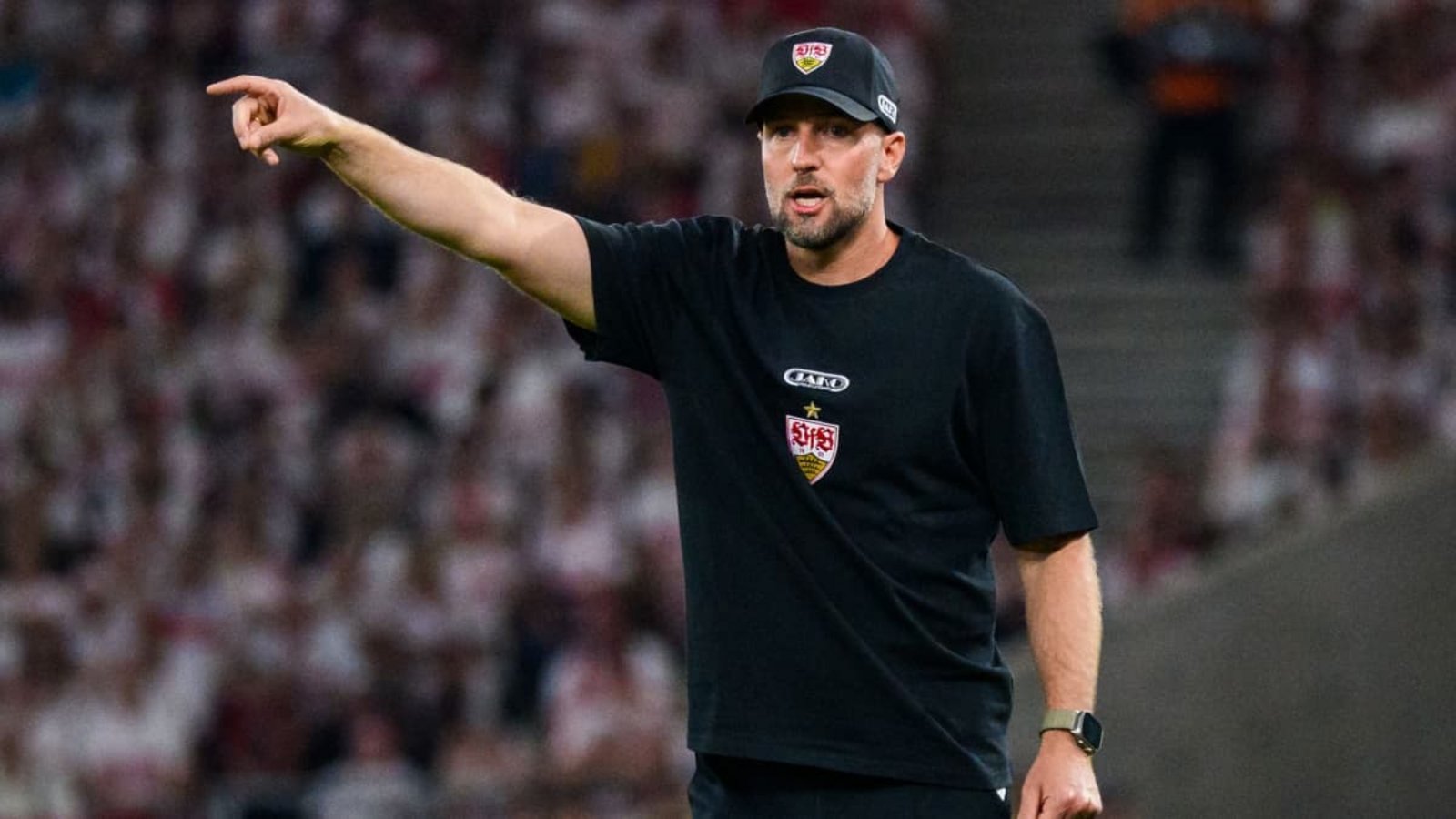 Sebastian Hoeneß ist seit dem 3. April 2023 Trainer des VfB Stuttgart und hat damit eine Bestmarke aufgestellt.Tom Weller/dpa Sebastian Hoeneß ist seit dem 3. April 2023 Trainer des VfB Stuttgart und hat damit eine Bestmarke aufgestellt.Tom Weller/dpa
