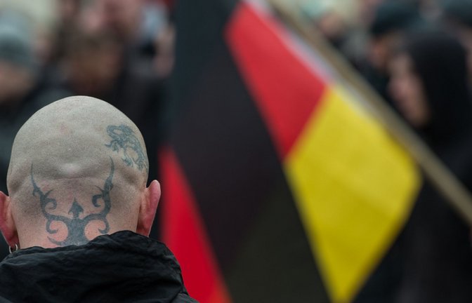 Die Zahl der Rechtsextremisten in Brandenburg ist weiter gestiegen (Symbolfoto).<span class='image-autor'>Foto: dpa/Patrick Pleul</span>