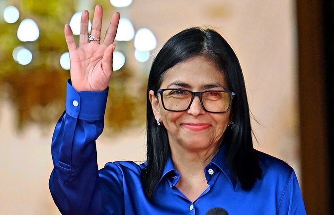 Delcy Rodríguez war Ex-Machthaber Nicolás Maduro  treu ergeben.<span class='image-autor'>Foto: AFP/Juan Barreto</span>
