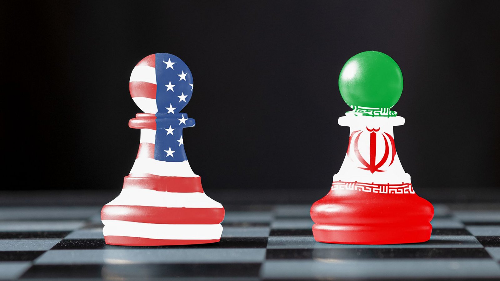 Wer gibt als Erster nach? Schachfiguren mit den Flaggensymbolen der USA und des Iran.Foto: Imago/Dreamstime Wer gibt als Erster nach? Schachfiguren mit den Flaggensymbolen der USA und des Iran.Foto: Imago/Dreamstime