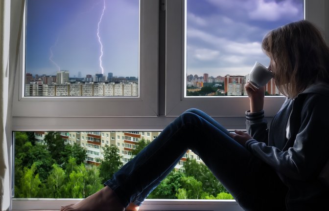Fenster besser schließen bei einem Gewitter?<span class='image-autor'>Foto: Irina Kozorog / shutterstock.com</span>