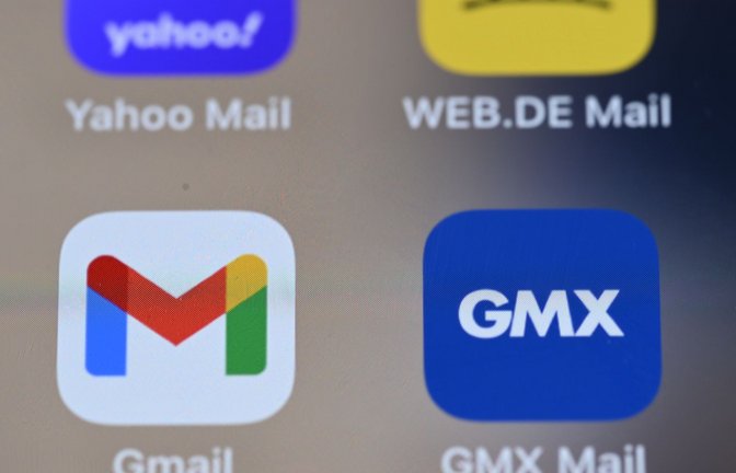 Der deutsche E-Mail-Dienst GMX konkurriert vor allem mit Gmail.<span class='image-autor'>Foto: Wolf von Dewitz/dpa</span>