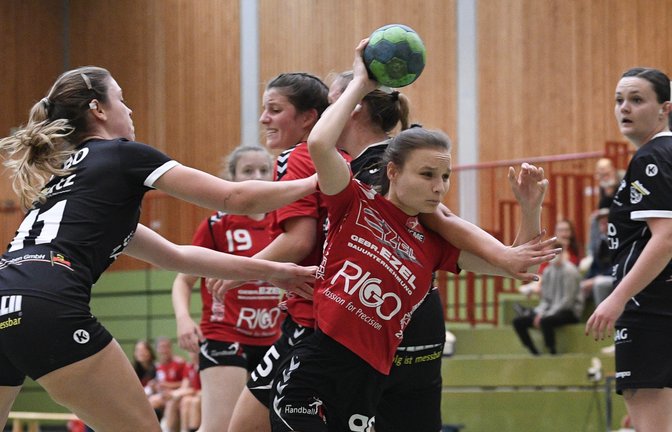 Lena Eisenmenger hat 14 der 22 Treffer für den HC Metter-Enz II erzielt, darunter auch den spielentscheidenden Siebenmeter. Foto: Archiv/Leitner