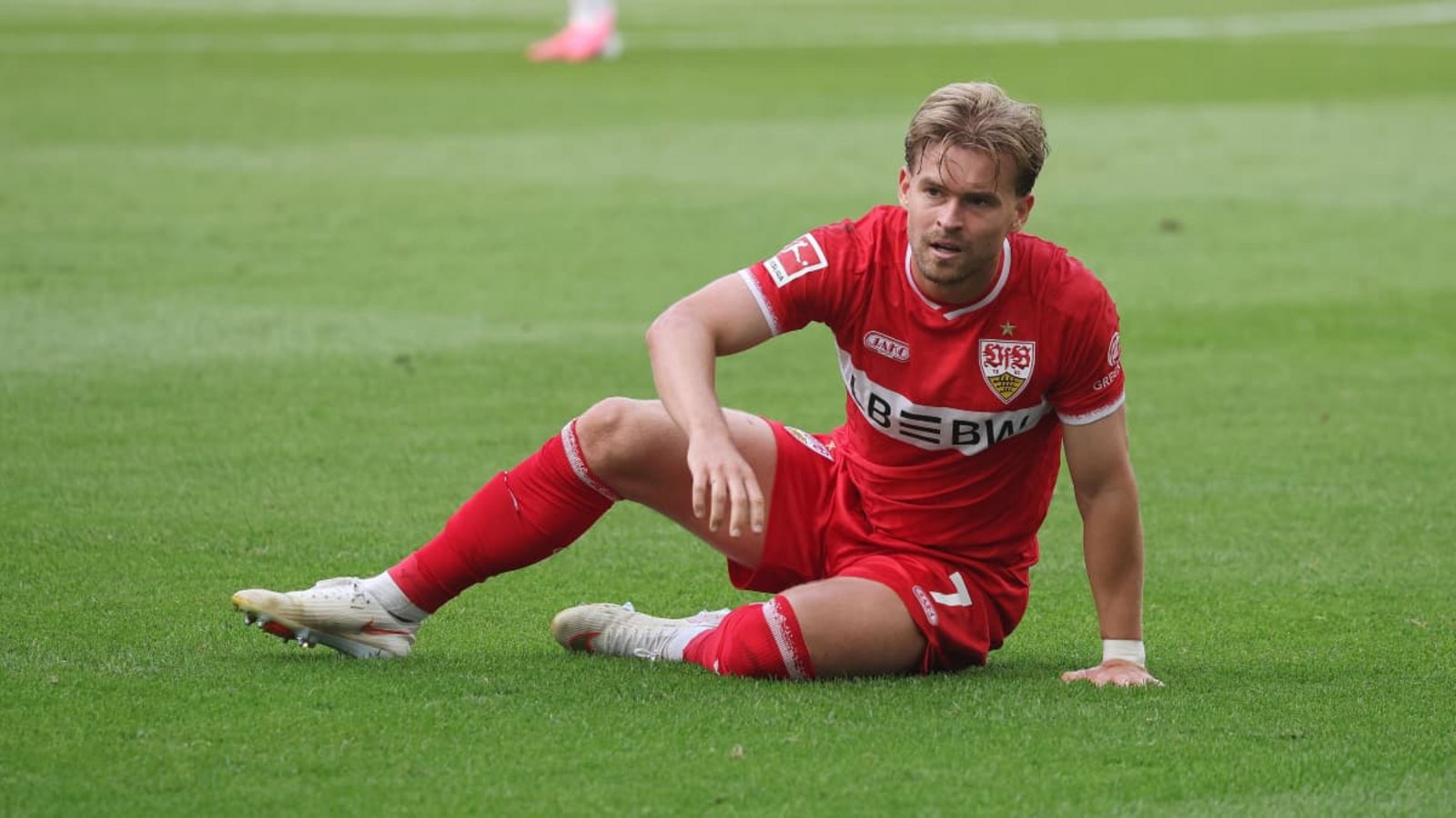 Ein Tor erzielt und am Ende in Sinsheim doch auf dem harten Boden der Tatsachen gelandet: Maximilian Mittelstädt vom VfB StuttgartBaumann Ein Tor erzielt und am Ende in Sinsheim doch auf dem harten Boden der Tatsachen gelandet: Maximilian Mittelstädt vom VfB StuttgartBaumann
