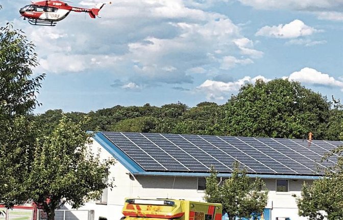 Am Samstag gab es einen Großeinsatz im Oberriexinger Gewerbegebiet.  Foto: FF Oberriexingen