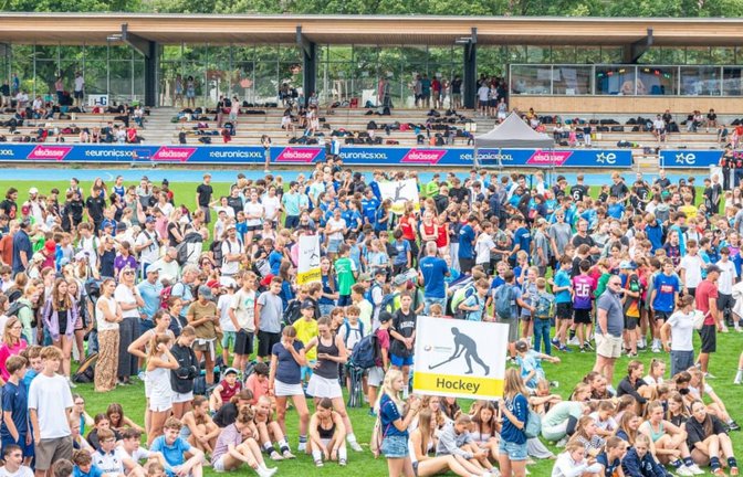 Rund 2000 Schülerinnen und Schüler haben am Landesfinale von „Jugend trainiert für Olympia und Paralympics“ in Sindelfingen teilgenommen.<span class='image-autor'>Stadt Sindelfingen</span>