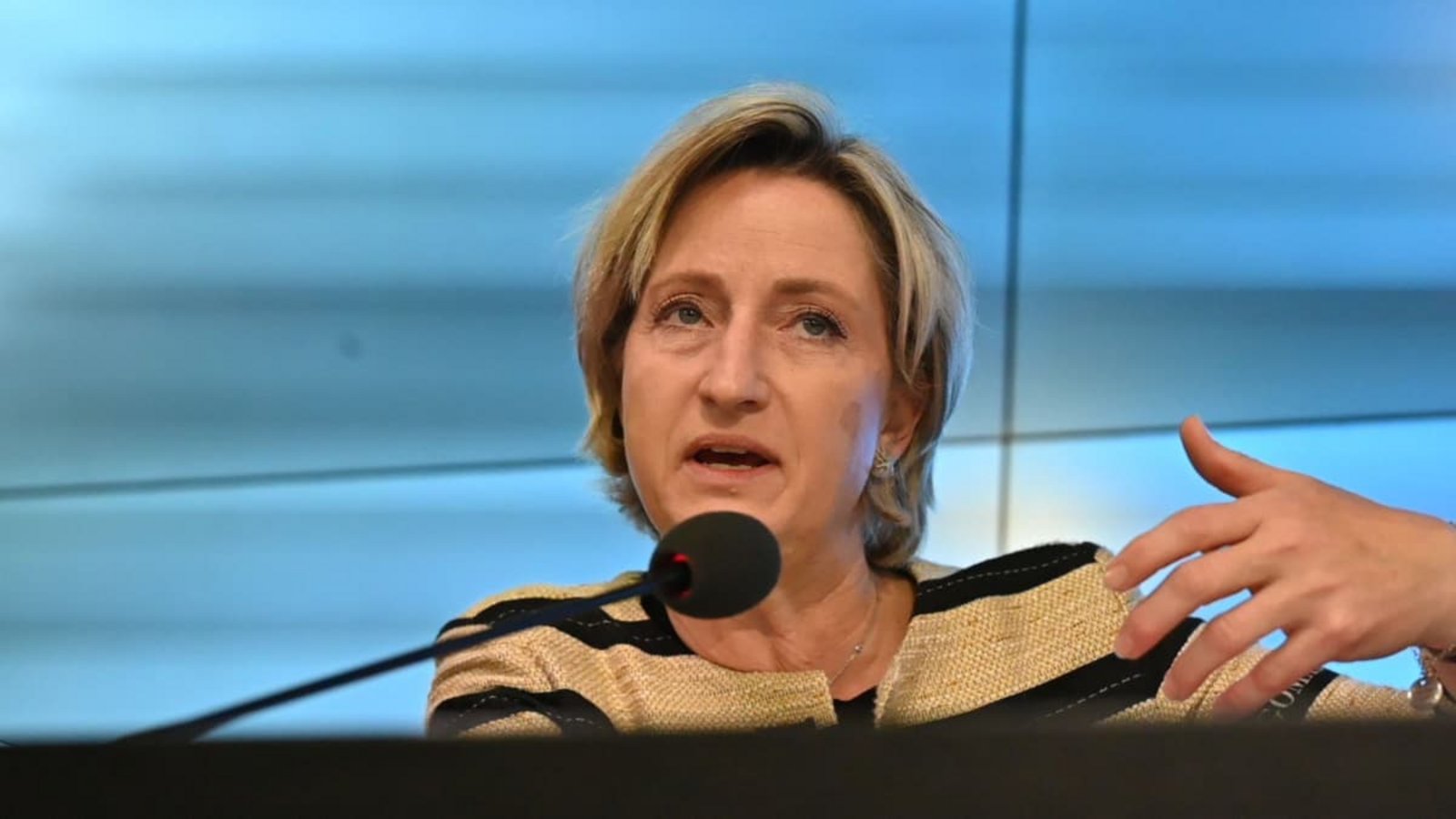 Bald auch Tourismus-Präsidentin:&nbsp; Wirtschaftsministerin Nicole Hoffmeister-Kraut (CDU)Jennifer Kramer/dpa