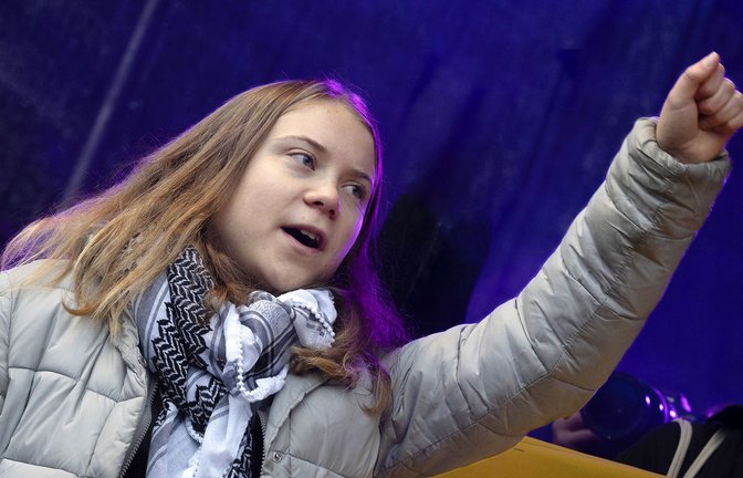 Was hat Klimaschutz mit Palästina zu tun? Für Greta Thunberg offenbar sehr viel.<span class='image-autor'>Foto: dpa/Peter Dejong</span>