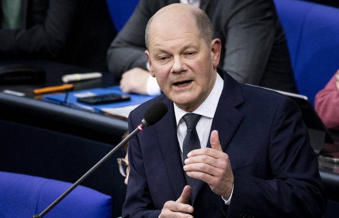 Bundeskanzler Olaf Scholz hat eine Debatte über den Mindestlohn eröffnet.<span class='image-autor'>Foto: // Hofmann</span>