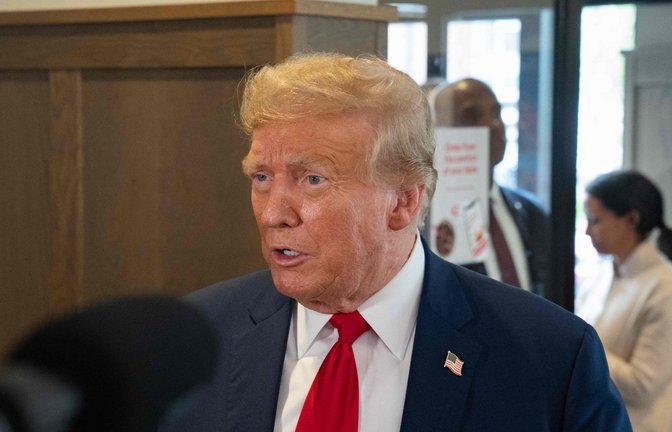 Donald Trump gerät unter Druck.<span class='image-autor'>Foto: Getty Images via AFP/MEGAN VARNER</span>