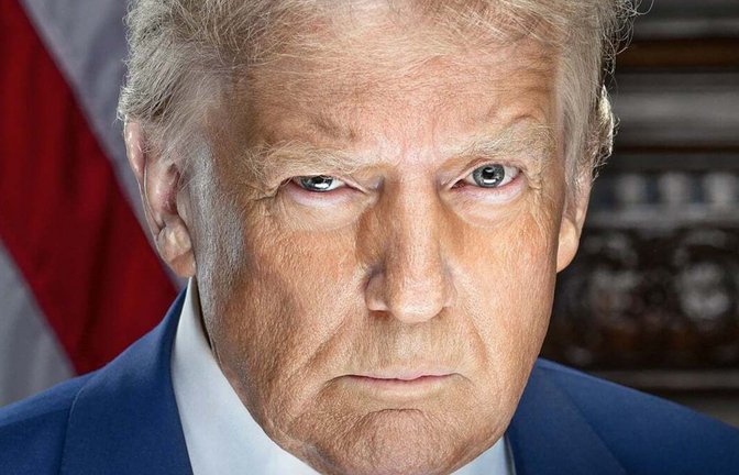Offizielles Porträt von Donald Trump.<span class='image-autor'>Foto: ZGS/Trump Vance Transition Team</span>