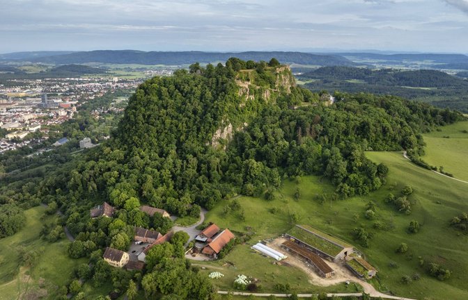Blick vom Vulkankegel Hohentwiel.<span class='image-autor'>Foto: IMAGO/imagebroker</span>