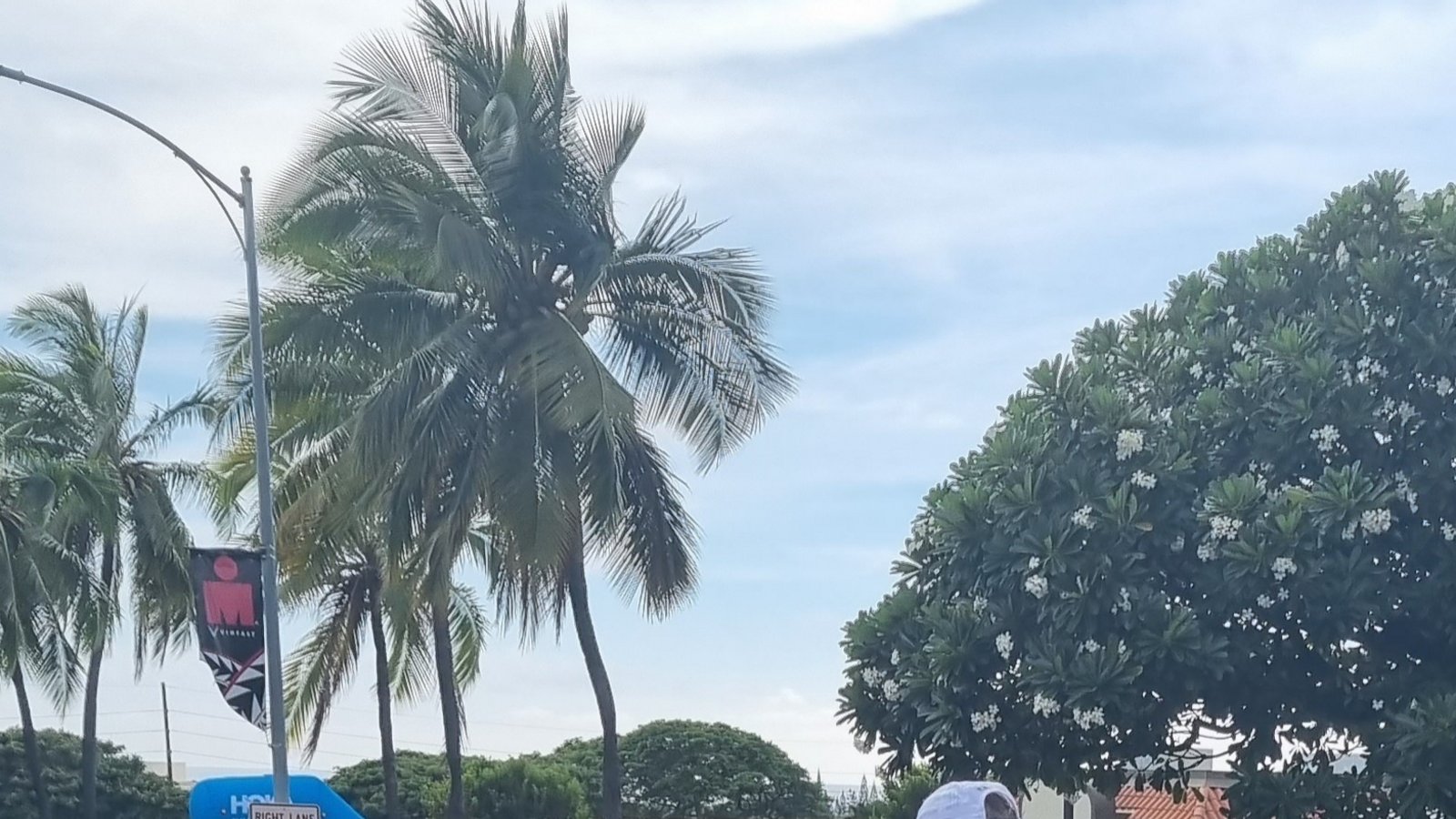Die letzte Disziplin beim Ironman: Der Marathon unter Palmen verlangt Thomas Fritsch aus Illingen alles ab. Foto: privat