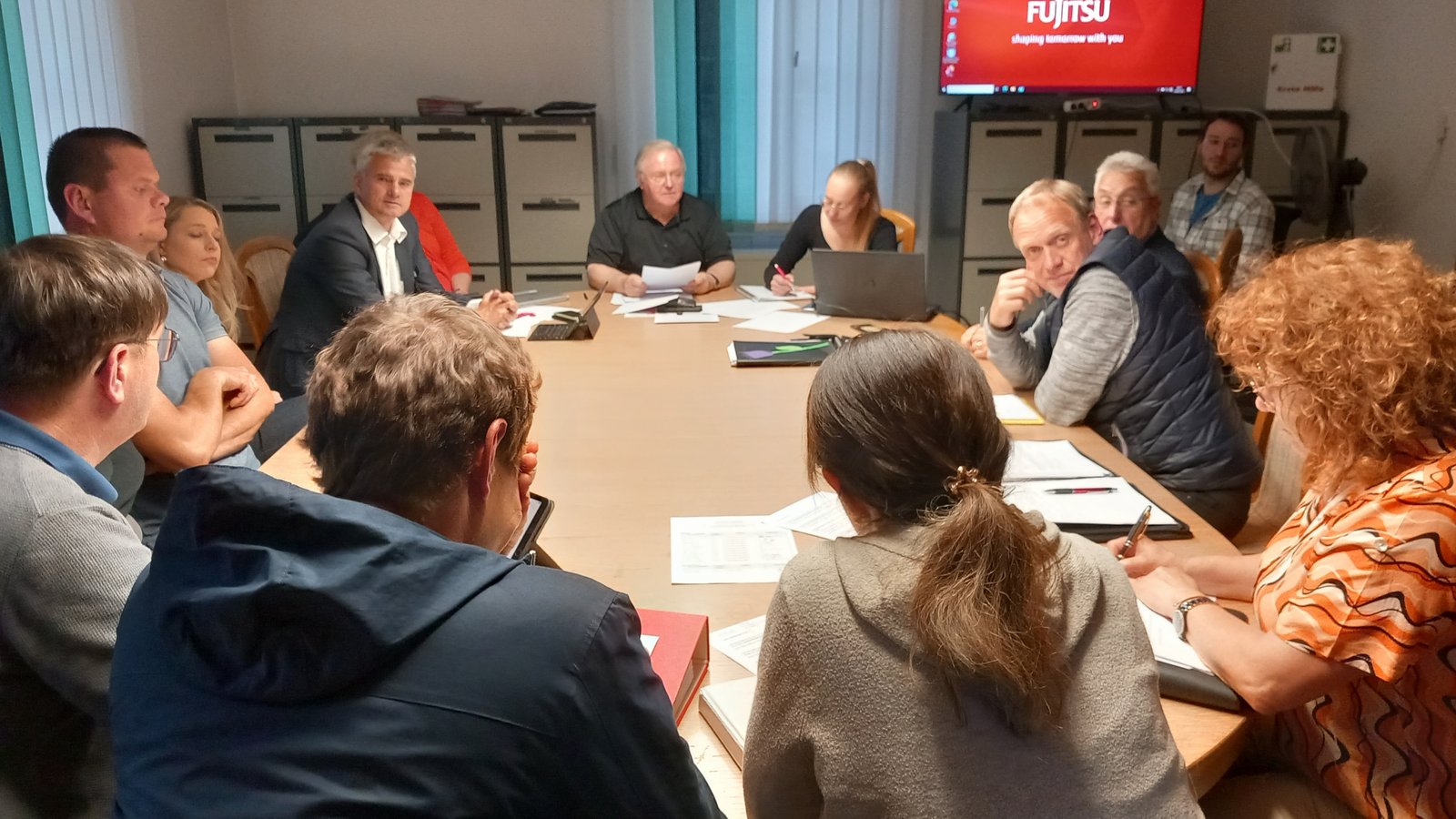 Sitzung des Ortschaftsrates in Hohenhaslach. Foto: Glemser