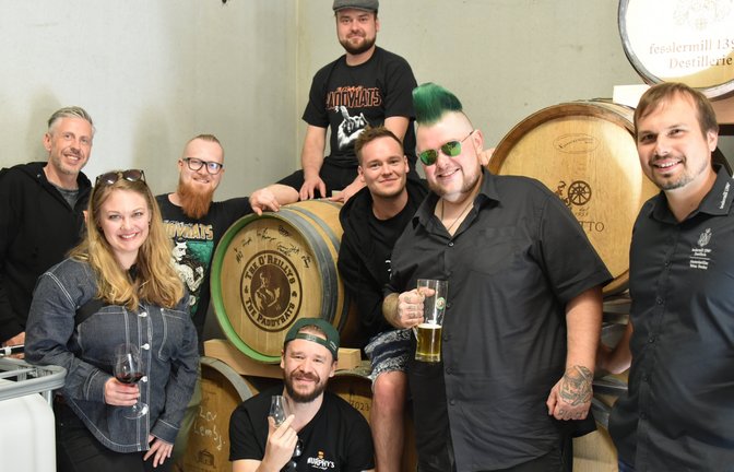 Stippvisite beim Fass: die Band The O’Reillys in der Fessler Mühle.  <span class='image-autor'>Foto: p</span>