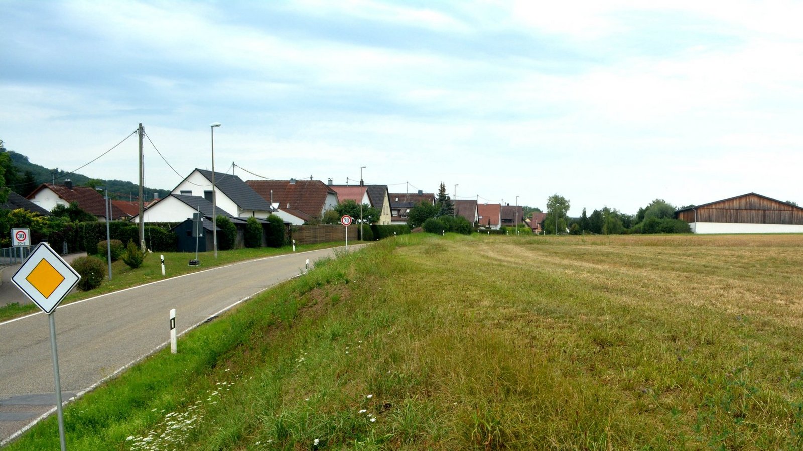Hier soll die Schützinger Feuerwehr ein neues Domizil erhalten.  Foto: Stahlfeld