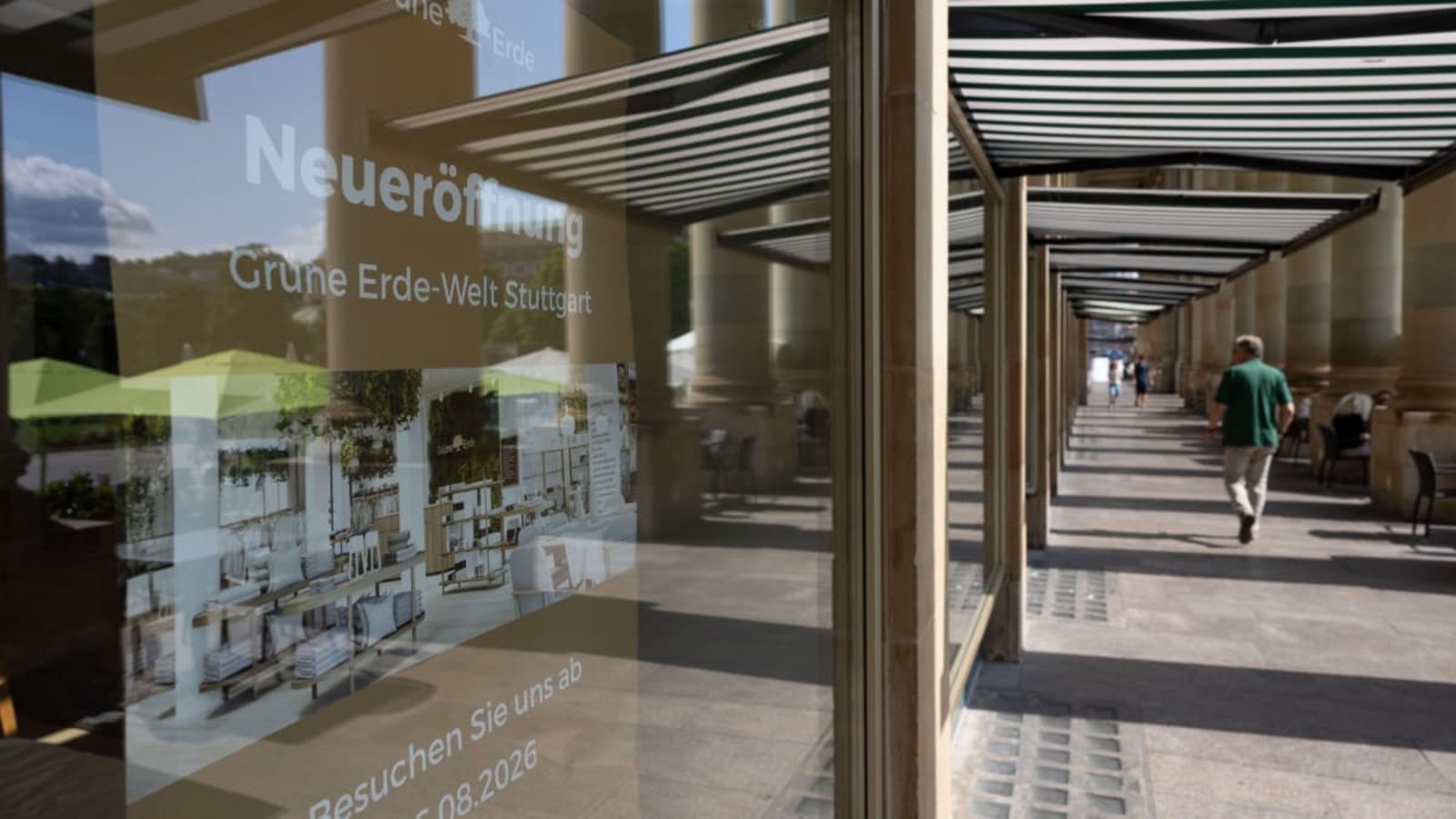 Die Grüne Erde zieht in das ehemalige Kaufhaus Mitte im Königsbau ein.Lichtgut/Leif Piechowski