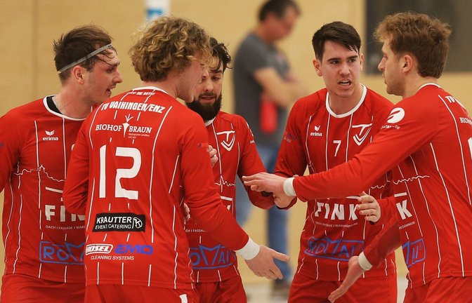 Voller Vorfreude starten die Faustballer des TV Vaihingen am Samstag in die neue Hallensaison. <span class='image-autor'>Foto: Küppers</span>
