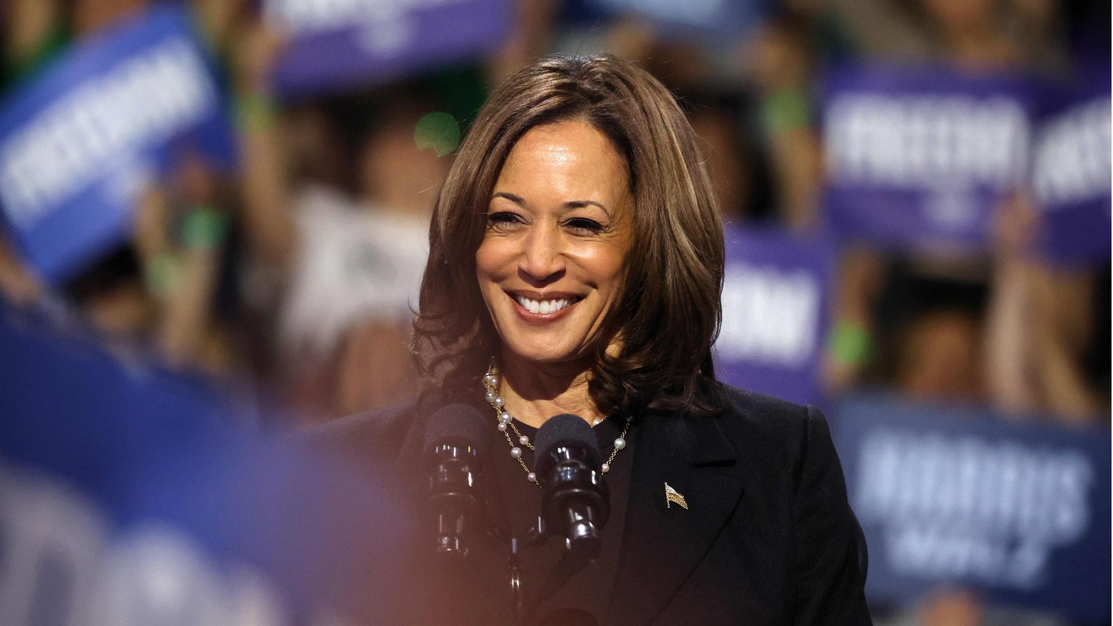 Kamala Harris will am 5. November zur US-Präsidentin gewählt werden.Foto: Getty Images via AFP/MICHAEL M. SANTIAGO Kamala Harris will am 5. November zur US-Präsidentin gewählt werden.Foto: Getty Images via AFP/MICHAEL M. SANTIAGO