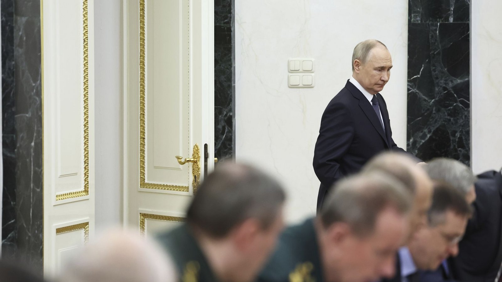 Kremlchef Wladimir Putin hat seine Teilnahme an Verhandlungen in Istanbul abgesagt.Foto: dpa/Alexander Kazakov Kremlchef Wladimir Putin hat seine Teilnahme an Verhandlungen in Istanbul abgesagt.Foto: dpa/Alexander Kazakov