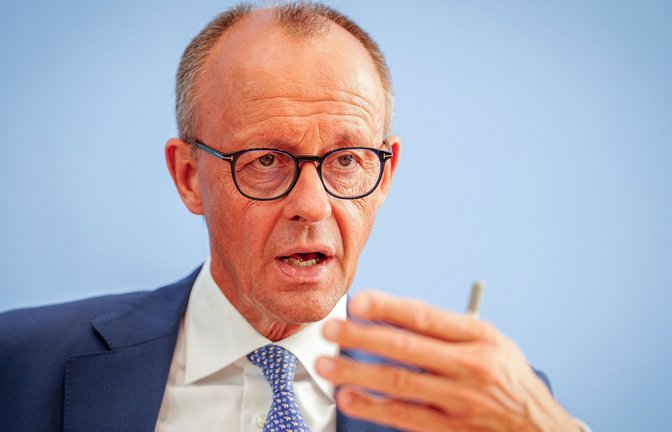 Friedrich Merz tritt als gemeinsamer Kanzlerkandidat von CDU und CSU in der Bundestagswahl an.<span class='image-autor'>Foto: dpa/Kay Nietfeld</span>