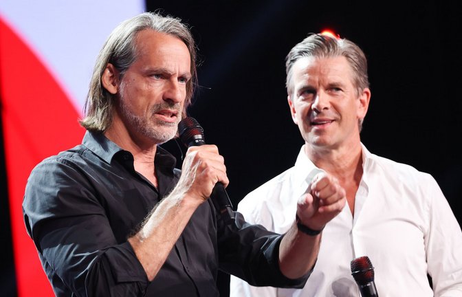 Der Podcast von Richard David Precht und Markus Lanz steht in der Kritik.<span class='image-autor'>Foto: dpa/Christian Charisius</span>