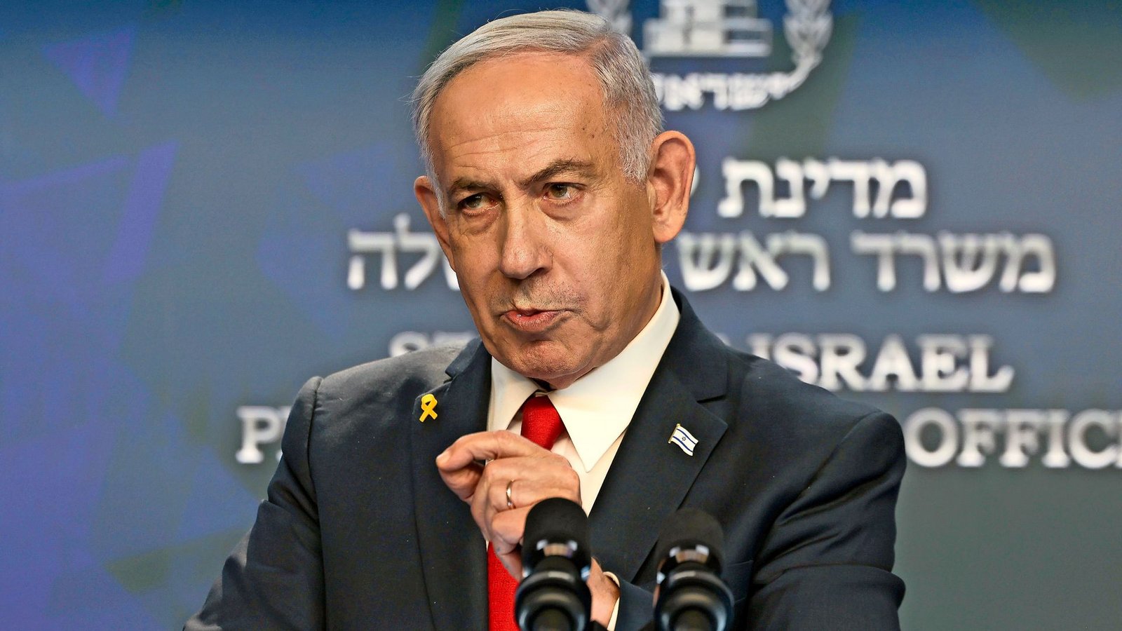 Benjamin Netanjahu. Bewohner im Norden Israels fühlen sich nach Verkündung einer Waffenruhe mit der Hisbollah „erneut verraten“ (Archivfoto).Foto: Ronen Zvulun/Pool Reuters/dpa/Ronen Zvulun