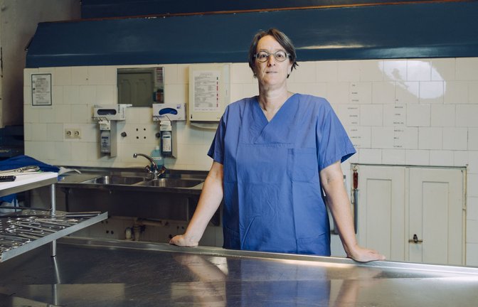 Kathrin Yen ist Leiterin des Instituts für Rechts- und Verkehrsmedizin der Uni Heidelberg. Ihr liegen die Lebenden ebenso am Herzen wie die Toten.<span class='image-autor'>Foto: Institut für Rechtsmedizin/Anne-Sophie Stolz</span>