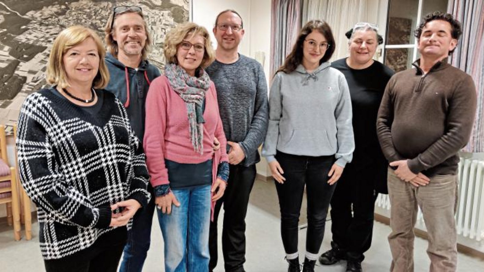 Der neue Vereinsvorstand besteht aus Ulla Haug-Rößler (von links), Ralf Dörr, Annerose Dörr, Frieder Weigand, Fanny Dietz, Claudia Dietz und Michael Truckses.  Foto: p