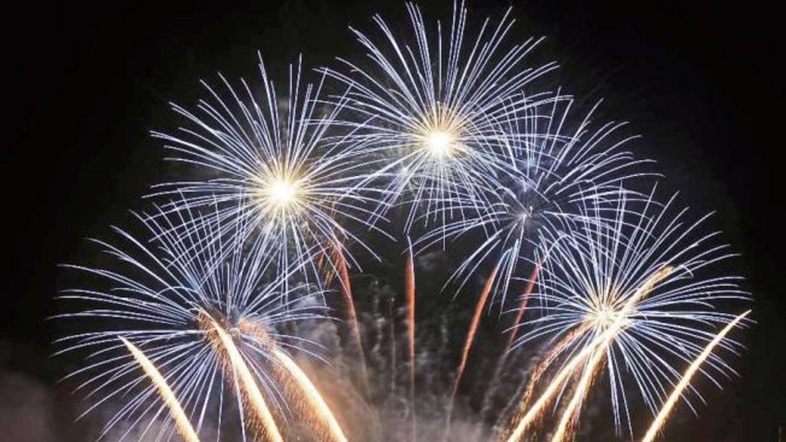 In einem fast 20-minütigen Feuerwerk über dem Blühenden Barock in Ludwigsburg wurden am Samstagabend Hunderte unterschiedlichster Effekte zu Musik von Copland und Wagner verbunden. Das Team des Blühenden Barocks hat zu Beginn der Dämmerung den Park mit me