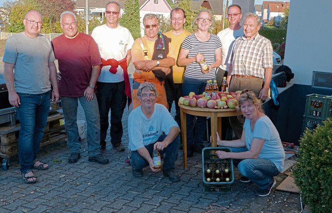 180 Tonnen Streuobst wurden in den drei Annahmetagen in Sersheim gesammelt. Fotos: p