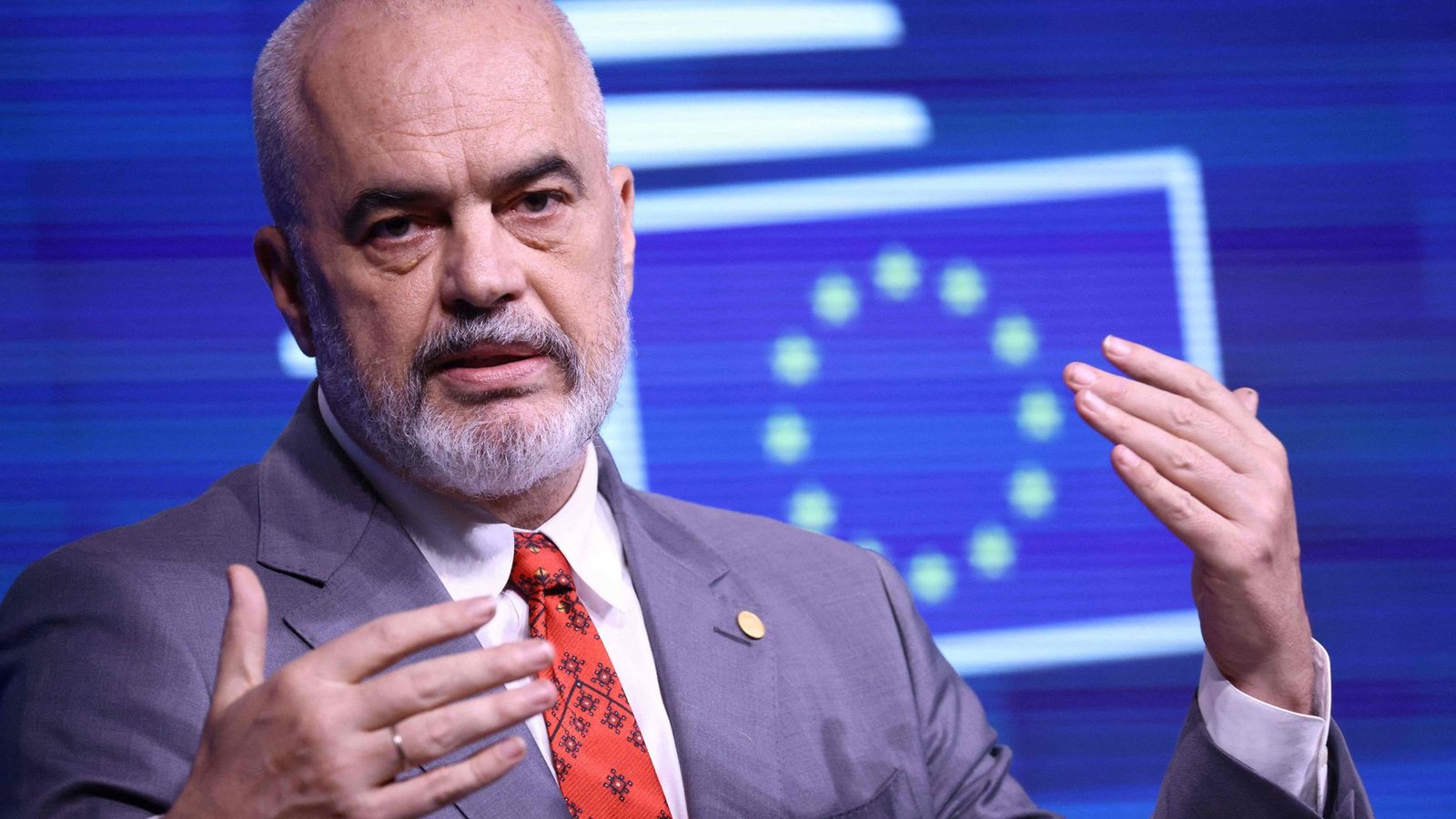 Mag Europa, aber nicht Tiktok: Albaniens Staatschef Edi Rama.Foto: AFP/Kenzo Tribouillard Mag Europa, aber nicht Tiktok: Albaniens Staatschef Edi Rama.Foto: AFP/Kenzo Tribouillard