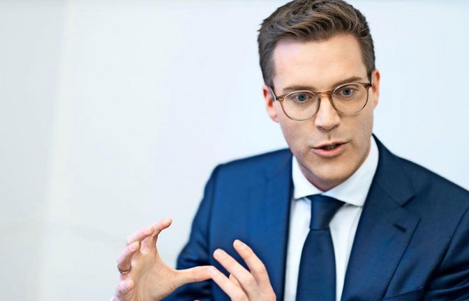 Der württembergische UID-Chef Burak Sahin nutzt Selfies mit Manuel Hagel (im Bild), um Wahlkampf für die CDU zu machen.<span class='image-autor'>Foto: Lichtgut/Leif Piechowski</span>