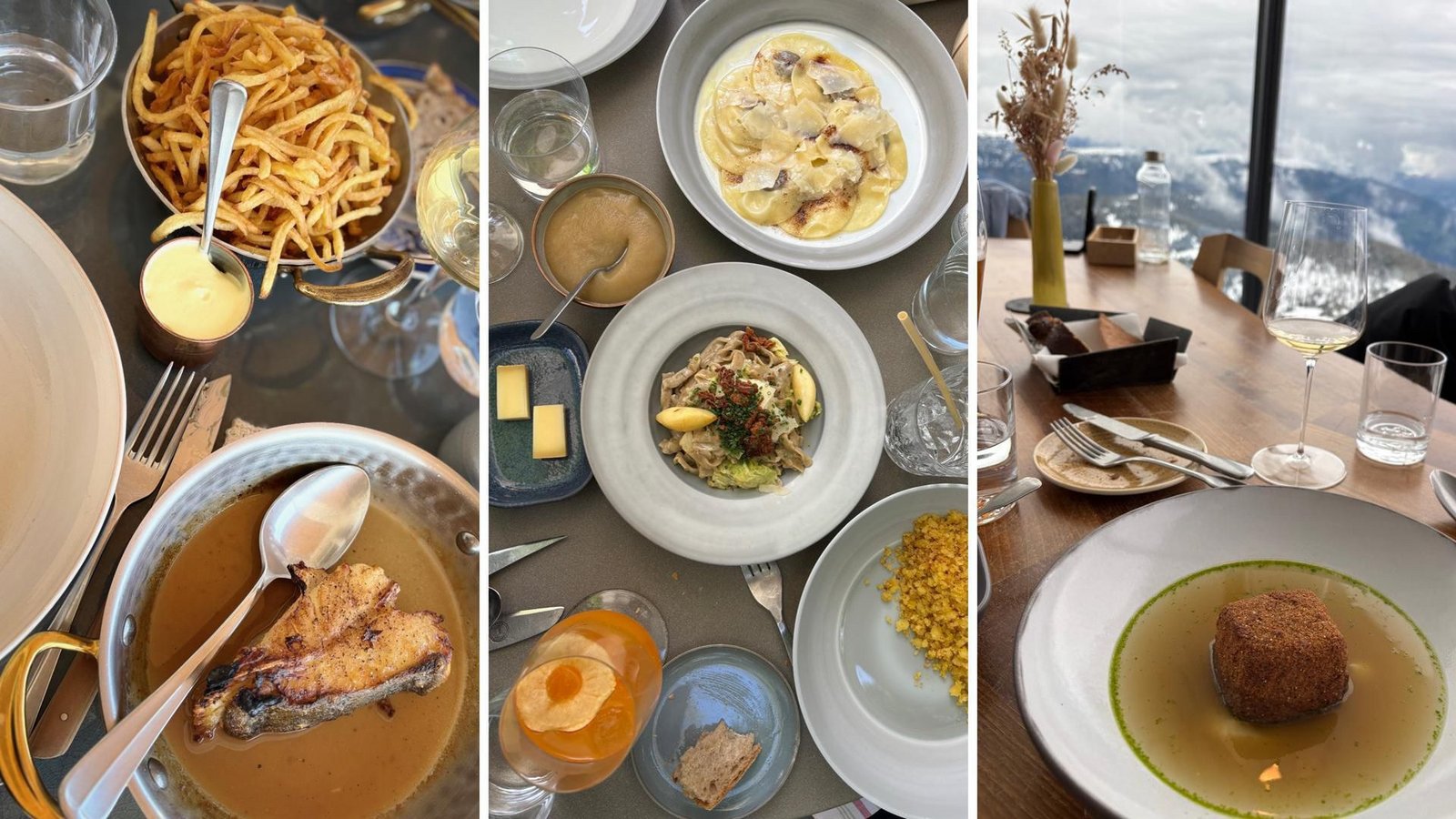 Bei den Roellingers, bei Caminada und bei Niederkofler kann man nicht nur Sternemenüs goutieren. Die Bistros und Gasthäuser sind die Tipps schlechthin.Foto: Schlemmerbäch Bei den Roellingers, bei Caminada und bei Niederkofler kann man nicht nur Sternemenüs goutieren. Die Bistros und Gasthäuser sind die Tipps schlechthin.Foto: Schlemmerbäch