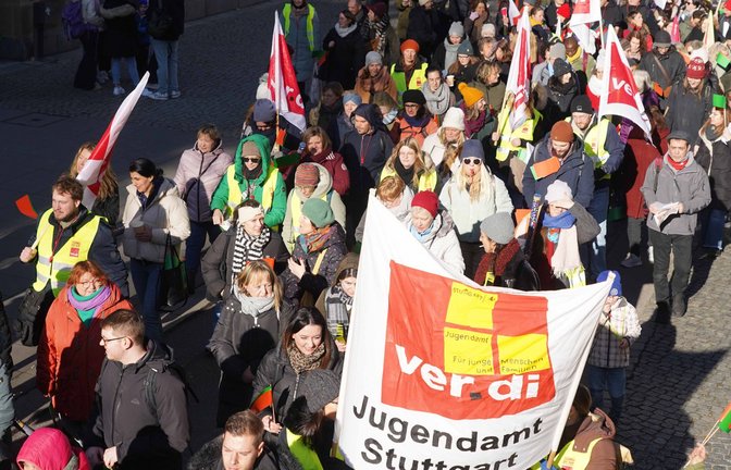 In den kommenden Tagen kommt es im Südwesten vielerorts zu Streiks.<span class='image-autor'>Foto: Andreas Rosar Fotoagentur-Stuttg/Rosar Fotoagentur-Stuttgart</span>