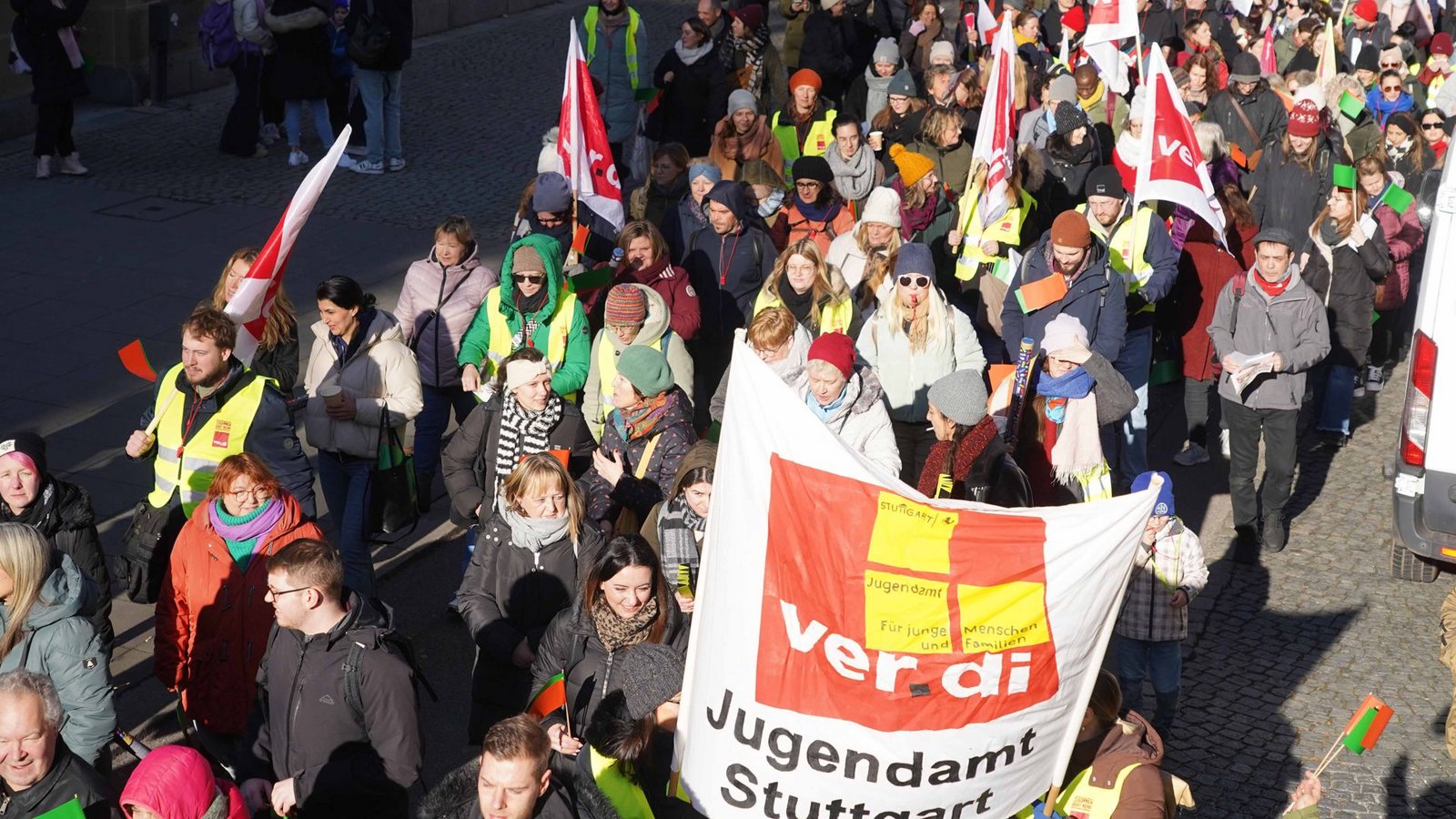 In den kommenden Tagen kommt es im Südwesten vielerorts zu Streiks.Foto: Andreas Rosar Fotoagentur-Stuttg/Rosar Fotoagentur-Stuttgart