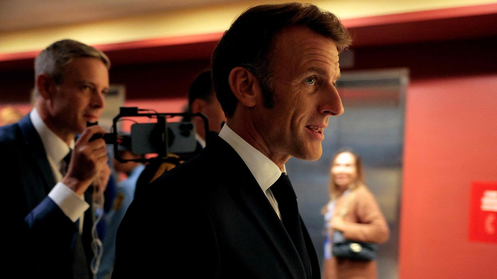 Am Ende hat es Frankreichs Präsident Emmanuel Macron doch noch ans Ziel geschafft.Foto: Getty Images via AFP Am Ende hat es Frankreichs Präsident Emmanuel Macron doch noch ans Ziel geschafft.Foto: Getty Images via AFP