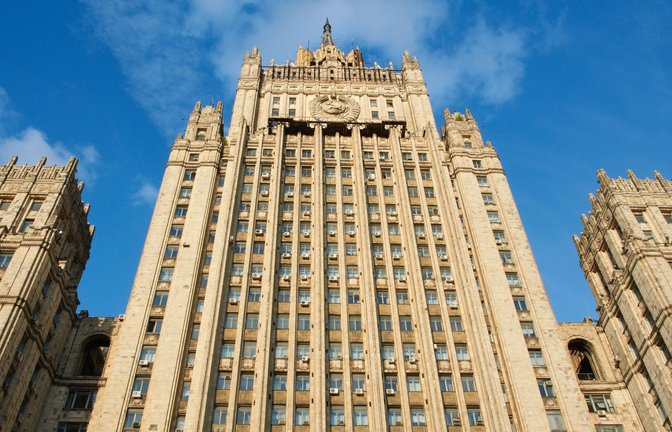 Das Außenministerium in Moskau.<span class='image-autor'>Foto: dpa/Bernd Thissen</span>