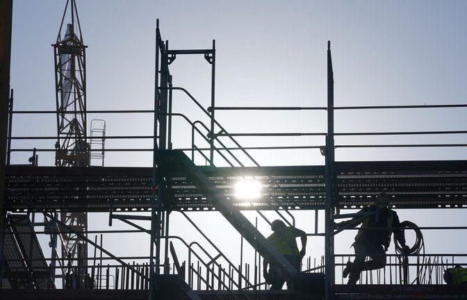 In der Baubranche nimmt die Zahl der Insolvenzen zu.<span class='image-autor'>Foto: picture alliance/dpa/Marcus Brandt</span>