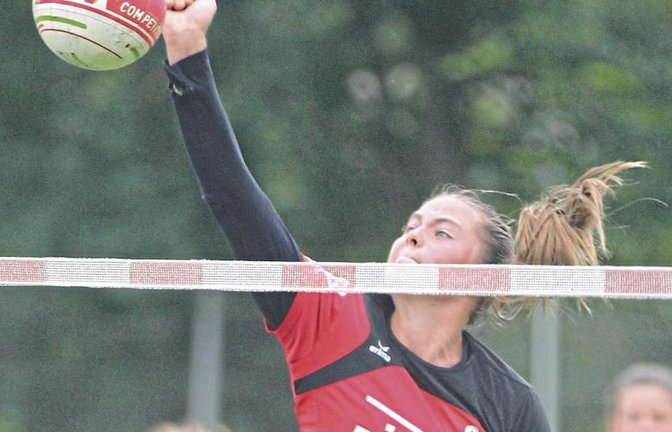 Die Einsätze in der 2. Bundesliga der Frauen hat die Schlagfrau des TV Vaihingen, Ricarda Stübbe, in ihrer Entwicklung noch einmal deutlich weiter gebracht. Foto: Nachreiner