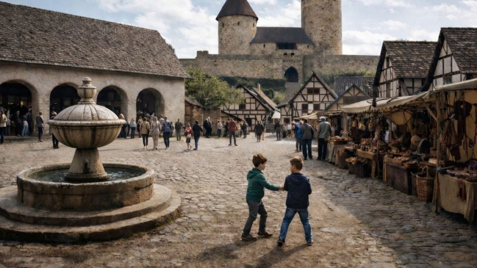 Mögliche Gestaltung des Marktplatzes. Visualisierung: Epic Realms Ventures GmbH/Archiv Mögliche Gestaltung des Marktplatzes. Visualisierung: Epic Realms Ventures GmbH/Archiv
